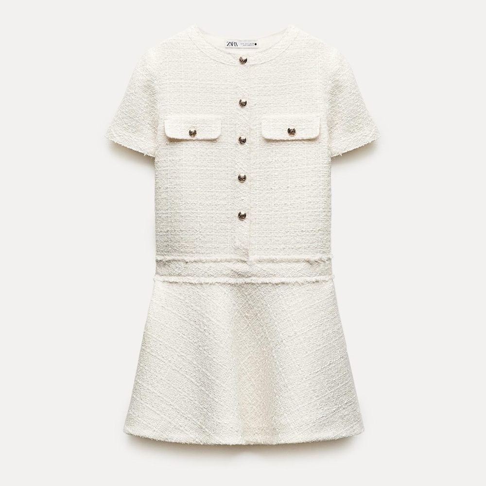ZARA Short Structured Dress ZW Collection
